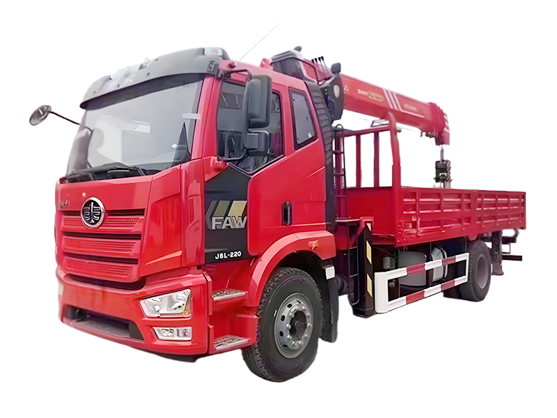 FAW Mounted 8 Tons Crane Truck
