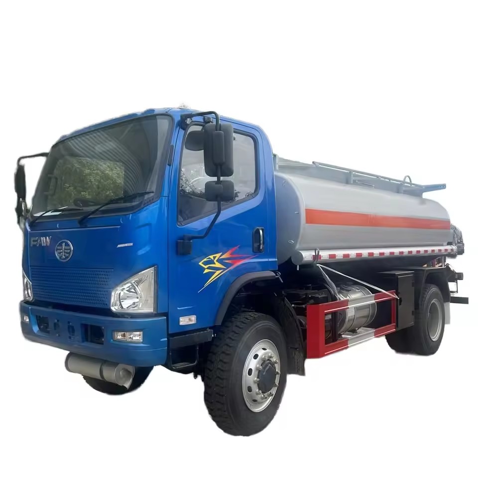 FAW 15Ton Single Axle Fuel Tank Truck , ADR/DOT Certified , 18,000L Capacity