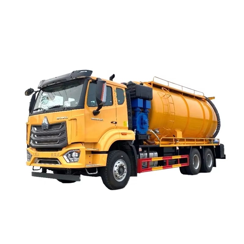 Howo 20000L Sewage Suction Cleaning Truck 6x4 Septic Fecal Sewage Suction Truck with High Pressure C