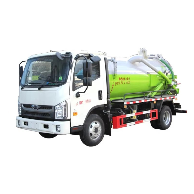 Foton 5 CBM Sewage Suction Truck Mini Vacuum Septic Fecal Suction Tank Truck