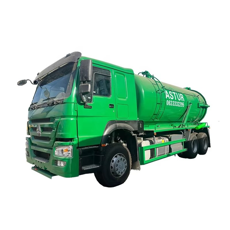 Sinotruk Howo 20000L Sewage Suction Truck 6x4 High Pressure Vacuum Sewage Suction Tanker Truck for S