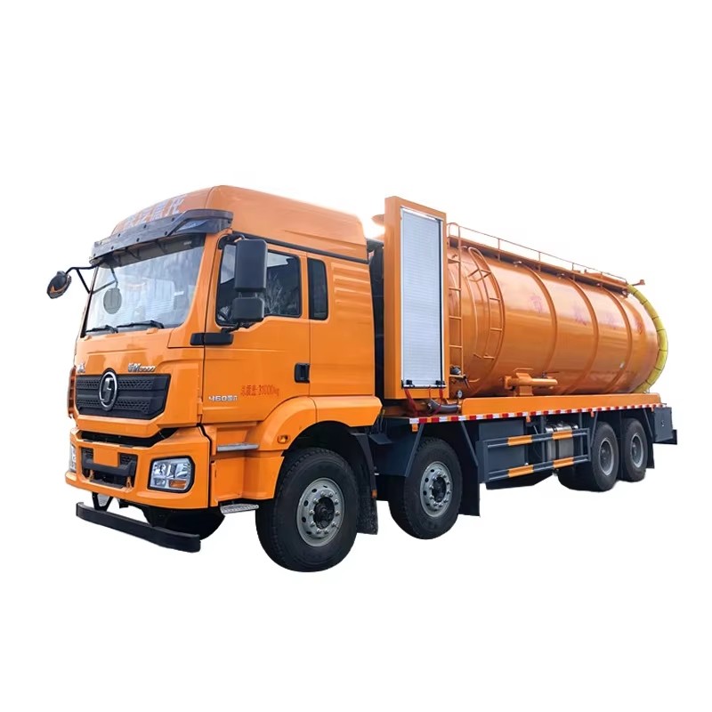 Shacman 33000L High Pressure Vacuum Sewage Suction Cleaning Truck with Cleacing Reel