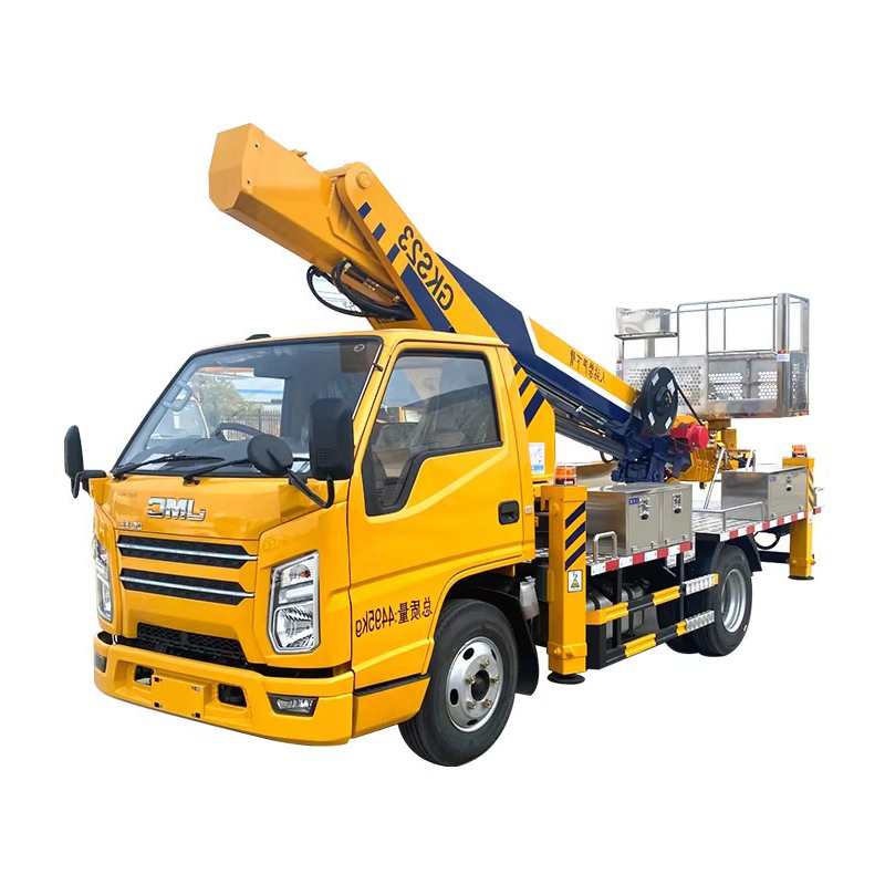 JMC 21m 25m 30m Straight Arm Aerial Lift Truck Diesel High Altitude Operation Aerial Work Truck with