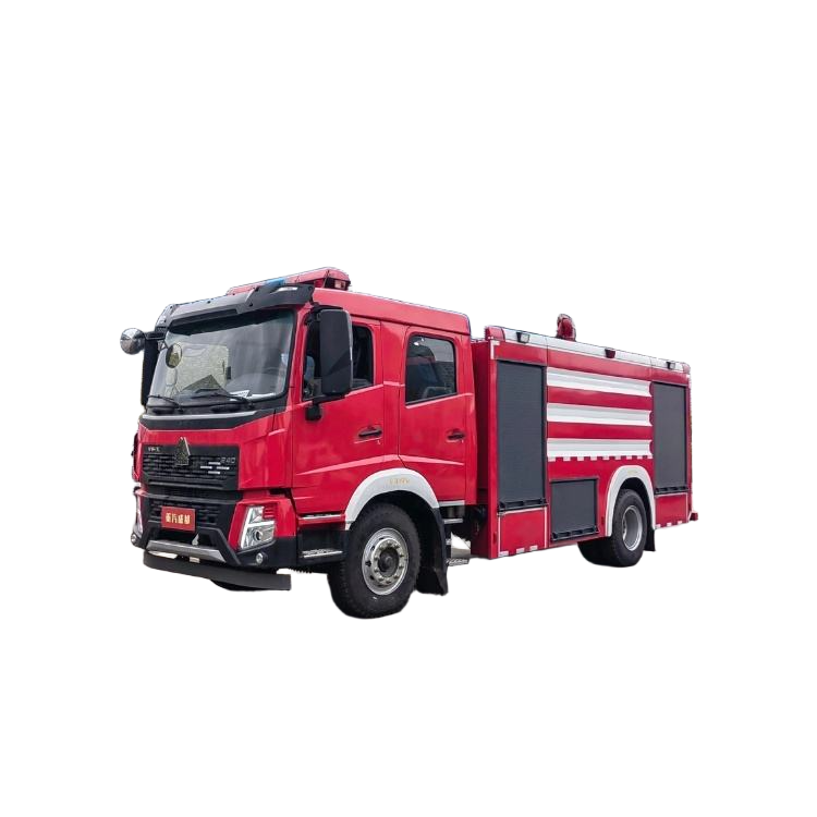 8000L Water Tank Fire Truck with Water and Foam Dual System 60m Max Work Height Diesel Powered