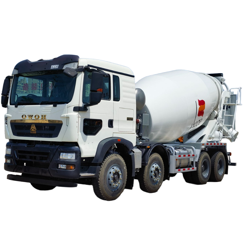 Direct Factory HOWO TX 8X4 12m³ Concrete Mixing tank cement pump truck truck concrete mixer concrete