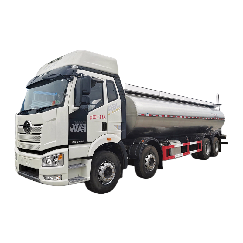 Brand New FAW 8X4 Milk Truck 22m³ Stainless Milk Tank Truck 22000L Milk Tanker Truck Price