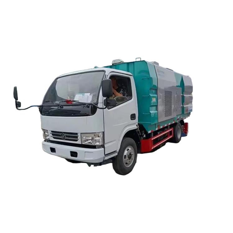 Truck to Clean Streets Small Road Sweeper Cleaning Truck with Vacuum Suction Dust
