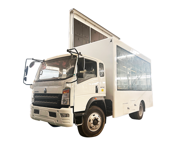 3800mm wheelbase, 180HP advertising vehicle Mobile Advertising Vehicle