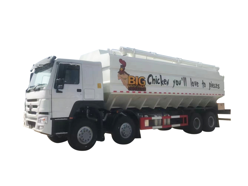 40 m³, 8×4 drive, 375 HP bulk powder transport truck