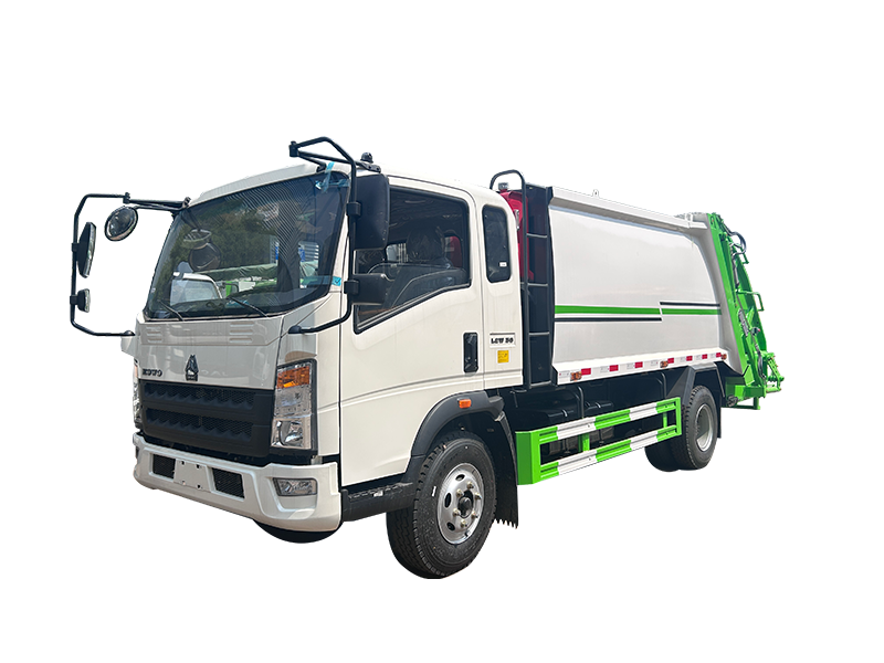 8m³ garbage compactor truck