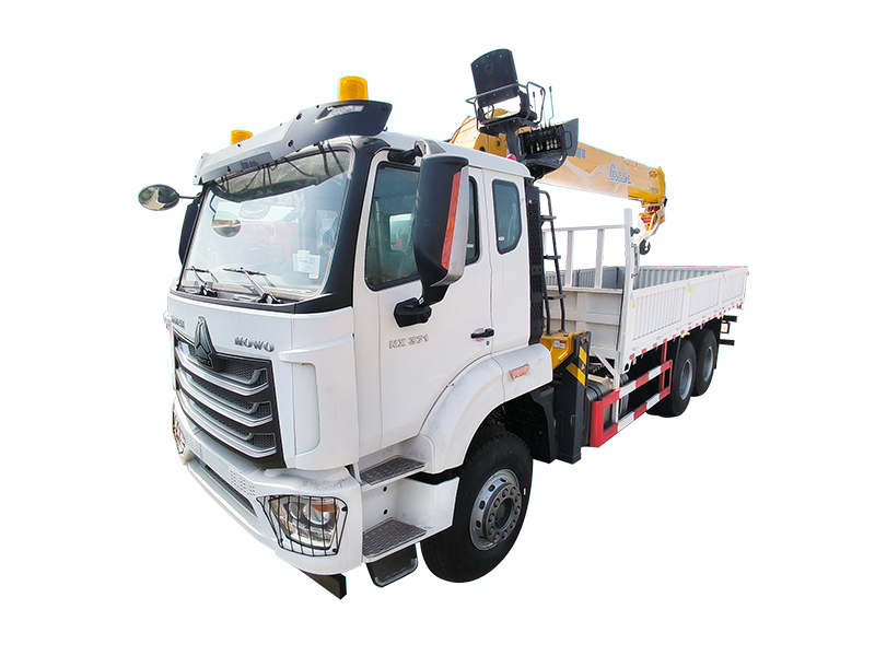 NX Series 6x4 drive truck with crane, 371 horsepower